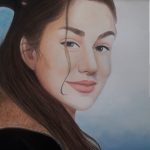سفارش نقاشی چهره با مداد رنگی