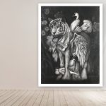 تابلو نقاشی موجودات افسانه ای